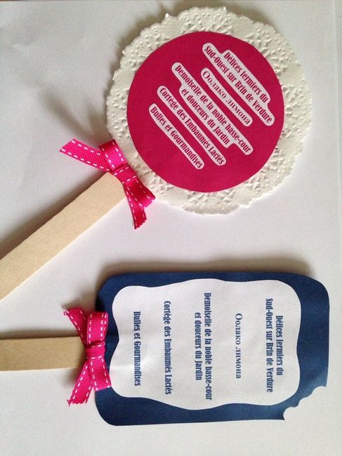 Menu diy - 1