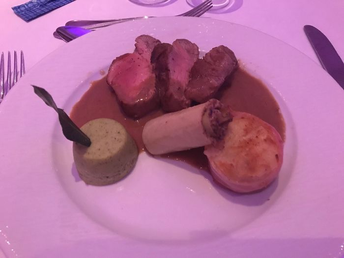 Veau crème de basilic