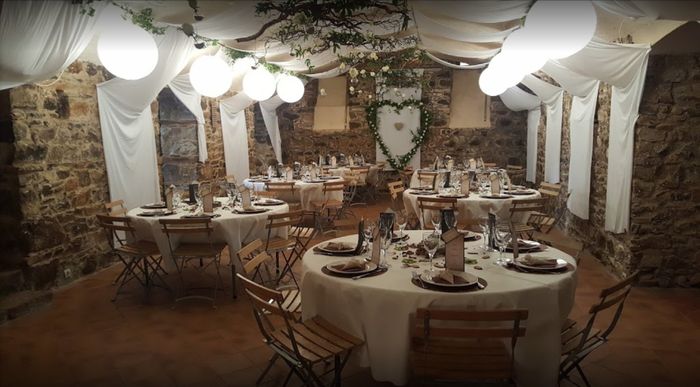 salle de réception en sous-sol du manoir