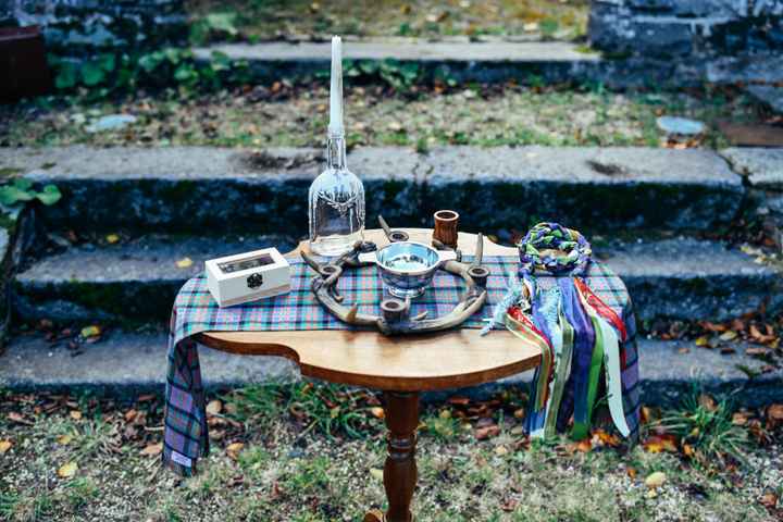 notre table de cérémonie