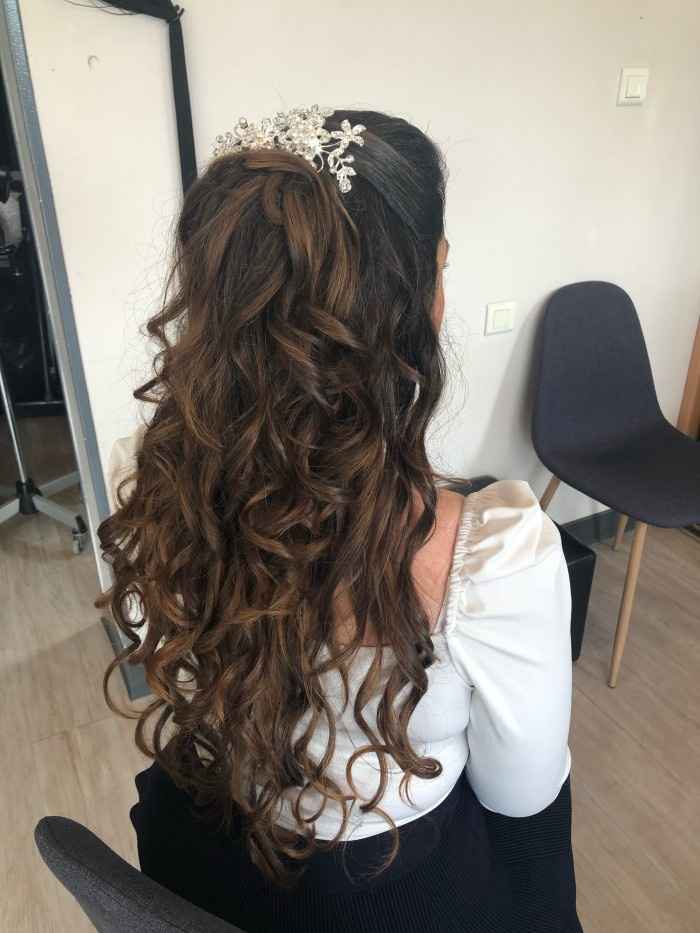 Coiffure lâcher avec extension
