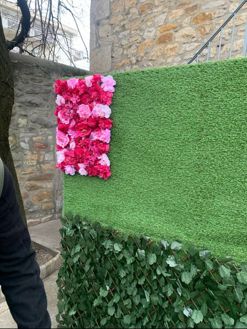 Mur de fleurs 3