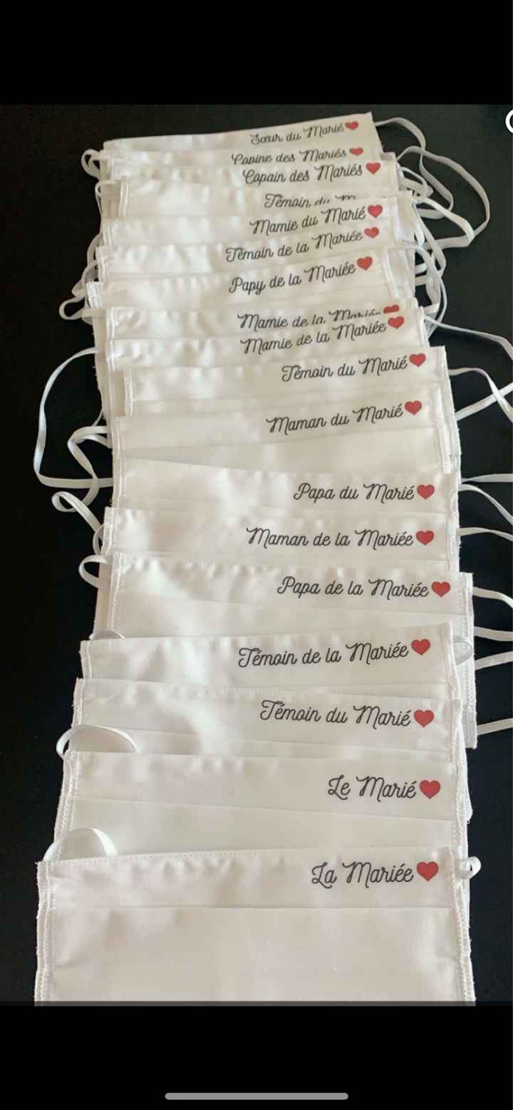 Masques personnalisés pour la mairie reçus ! - 1