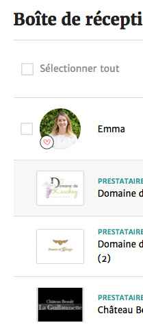 Messages non "cochables"