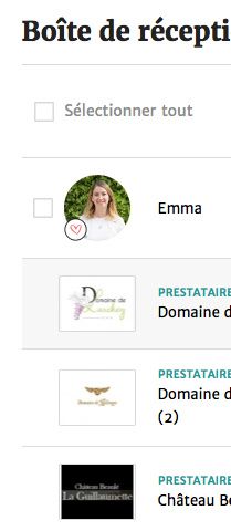 Messages non "cochables"