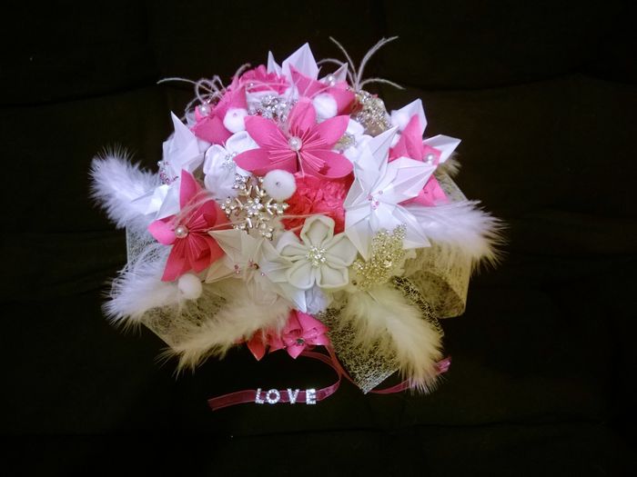 Bouquet d'hiver origami