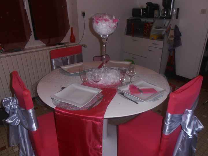 essai décoration table mariage