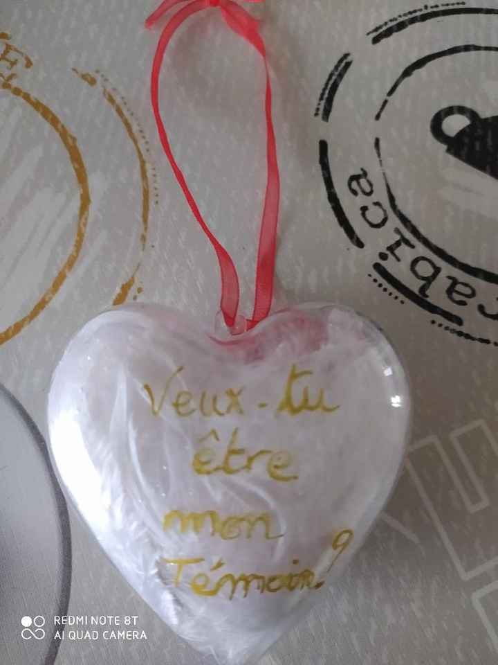 Petit cadeau de demande pour être temoin - 2