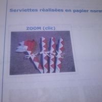 quelque idée pour le pliage de serviettes