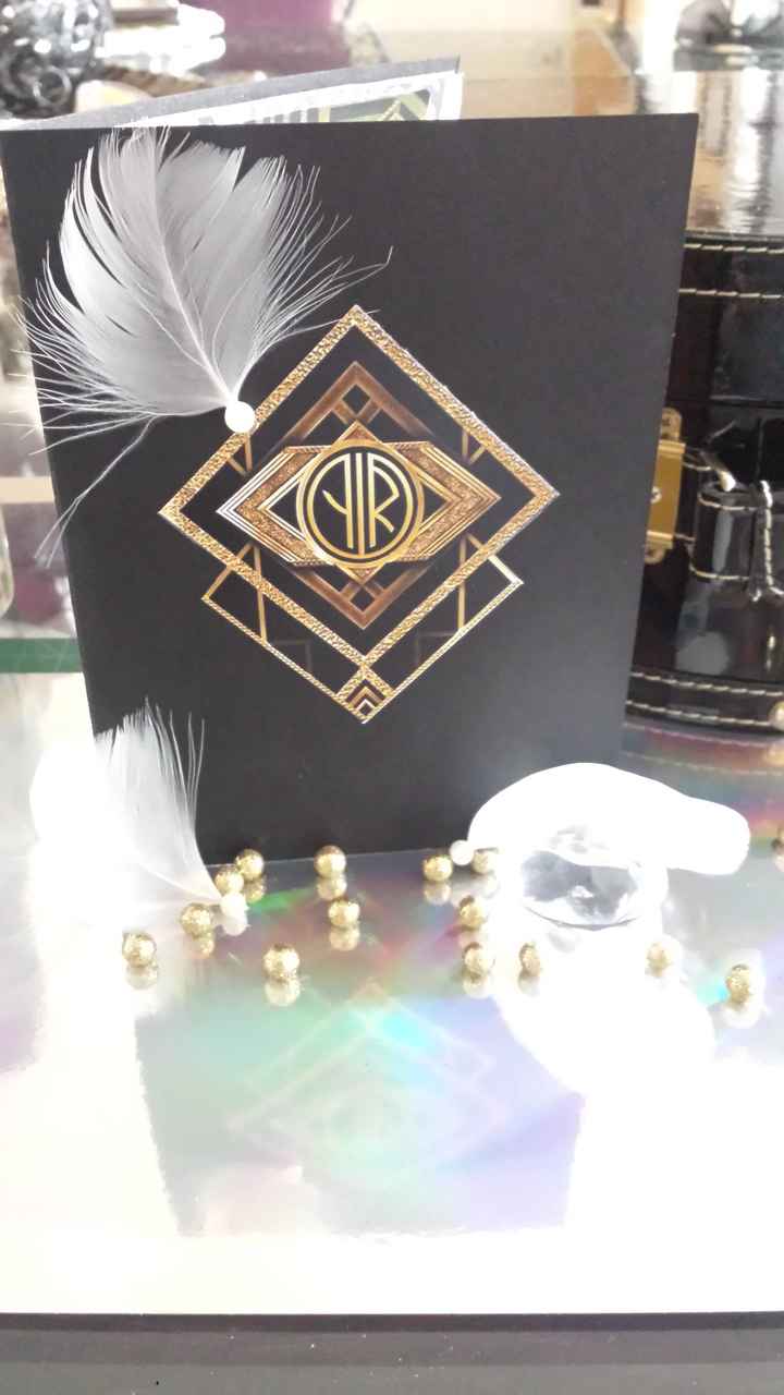 Faire Part DIY "Gatsby"