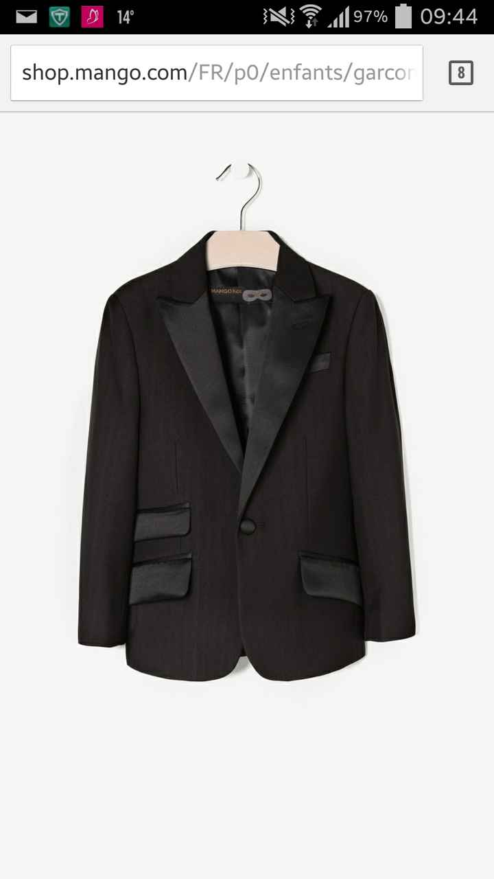 Costume de mon fils