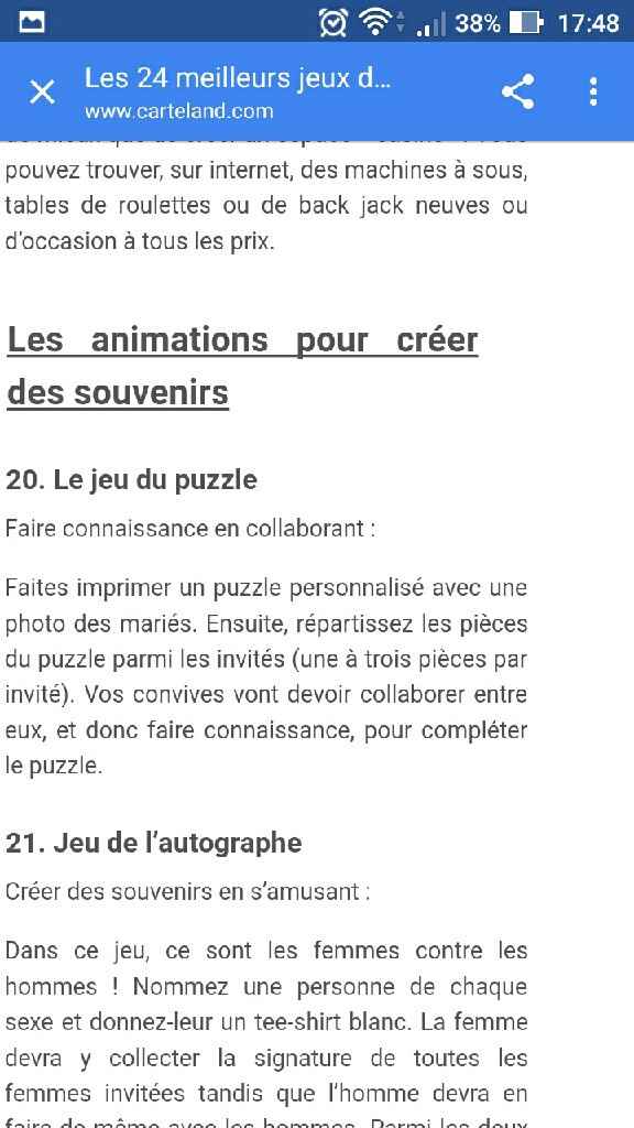 Animation jeux - 1