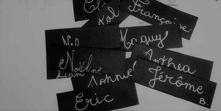 Etiquettes ( celles des enfants faites par ma puce )
