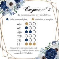 Enigme, jeux du champagne - 2