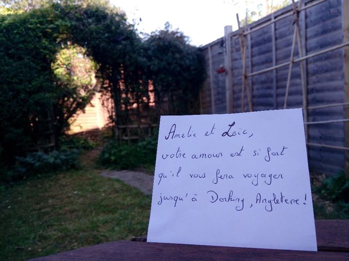 love note from england