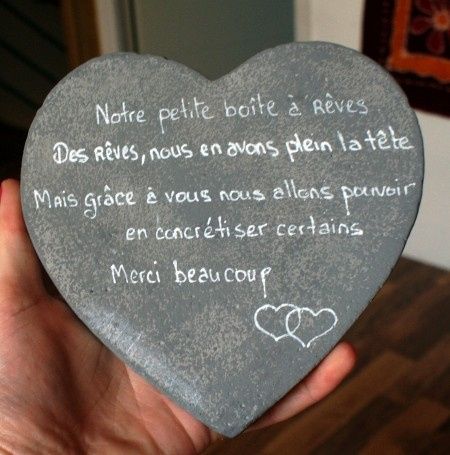 Mots de remerciement
