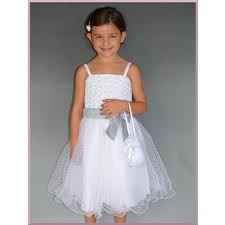 Robe pour petite demoiselle d'honneur 