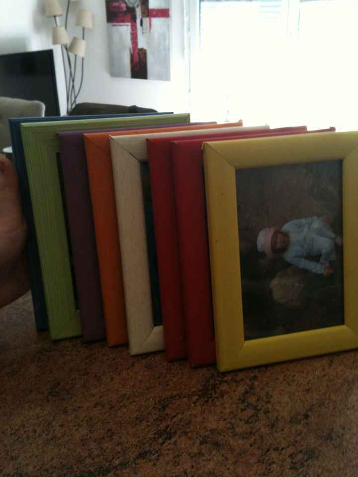 Cadres pour menu sur les tables