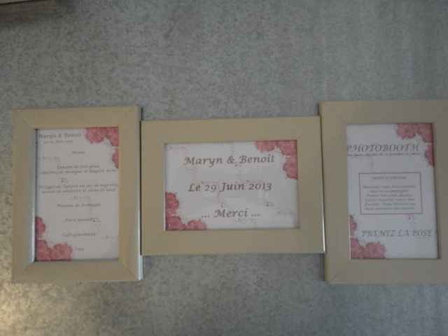 Mes différents cadres