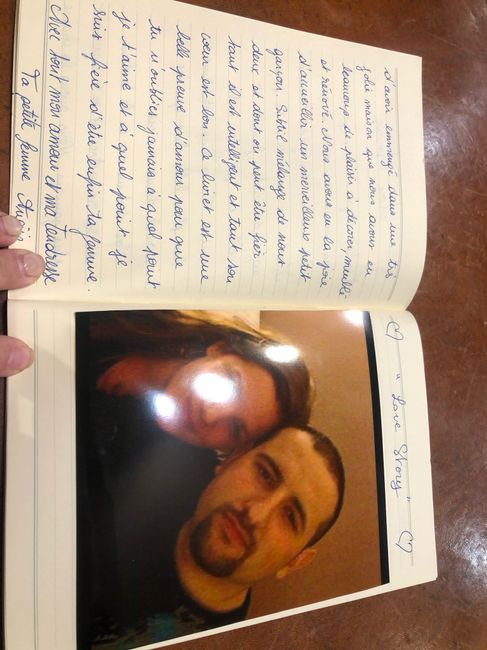 Préparation du carnet de love notes 3