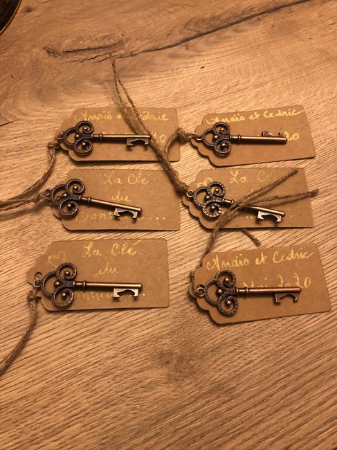 Deco , cadeau invite et temoins - 1