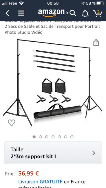 Support fond photobooth avec tuyau plomberie et coude quoi acheter exactement ? - 1
