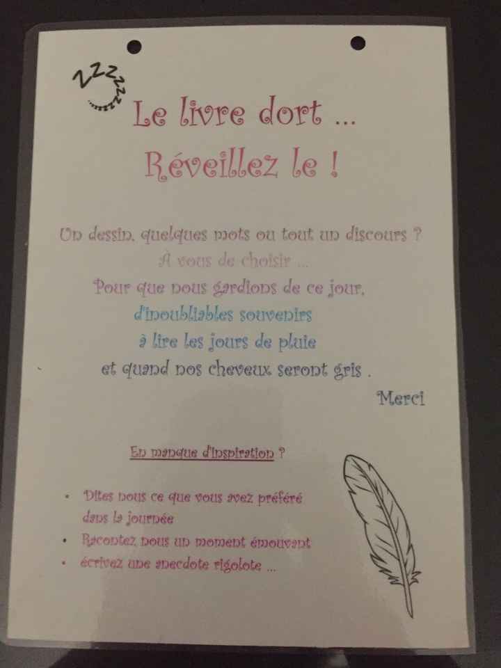 Livre d’or et arbre à empreintes - 1