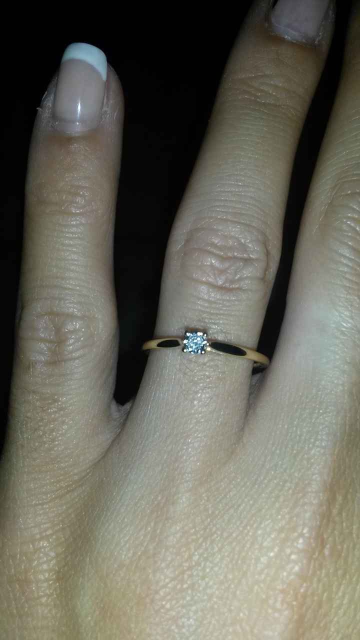 Qui porte une bague de fiançailles ? - 1