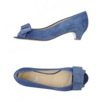 Escarpins bleu-gris talon 4 cm