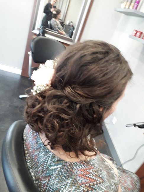Coiffure jour j - 2