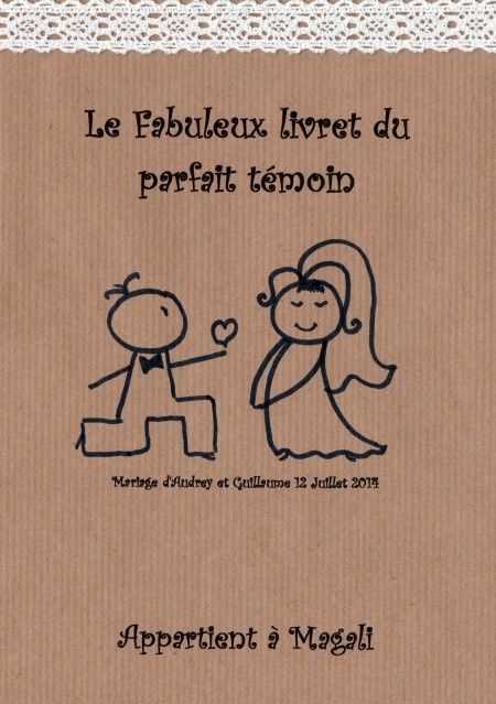 Voilà mon livret témoin