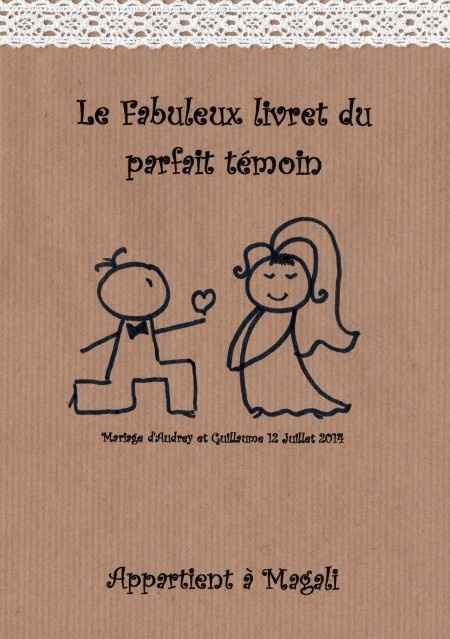 Voilà mon livret témoin