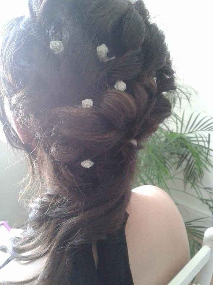 Coiffure vue de derrière (pas de voile de prévu)