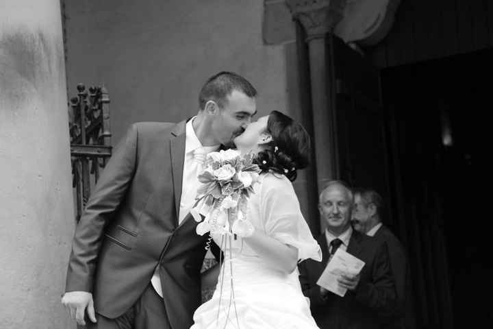 Le bisou des mariés