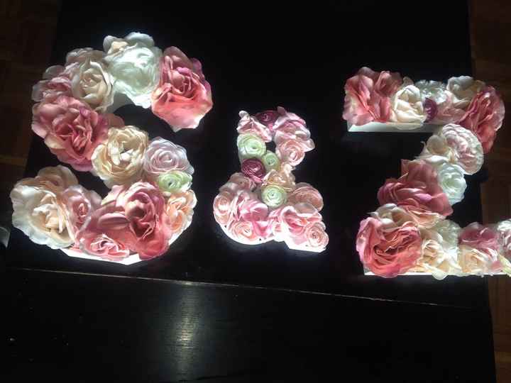 Nos lettres fleuris diy - 1