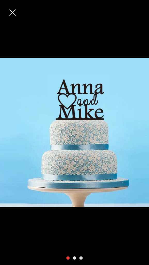 Cake topper - 1