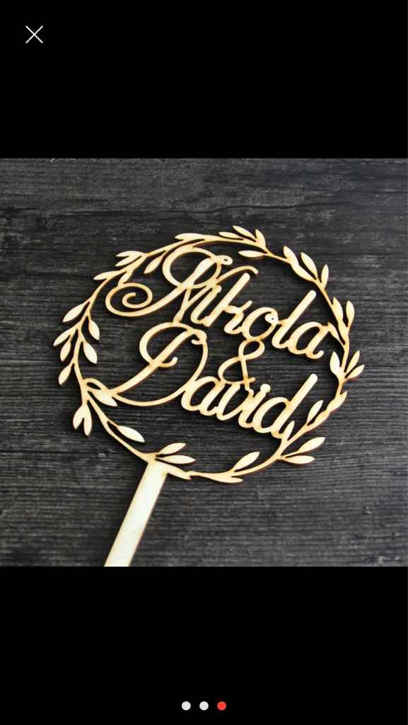 Cake topper - 2