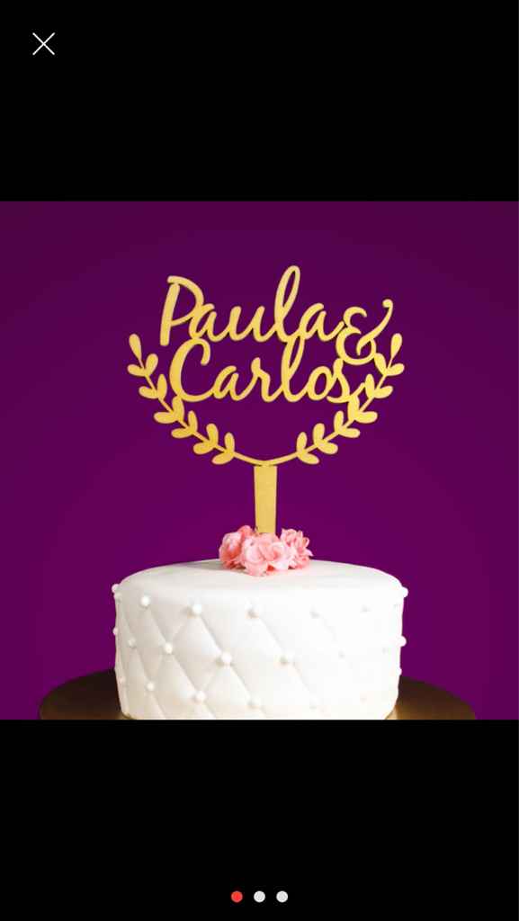 Cake topper - 3