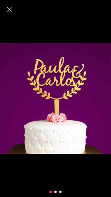 Cake topper - 3
