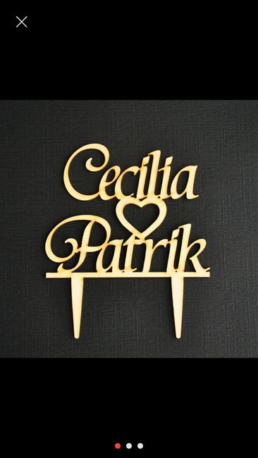 Cake topper - 5