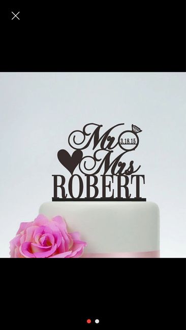 Cake topper - 6