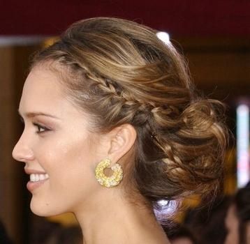 Chignon cérémonie civile 