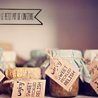 Cadeau des invités : pots de confitures maison DIY