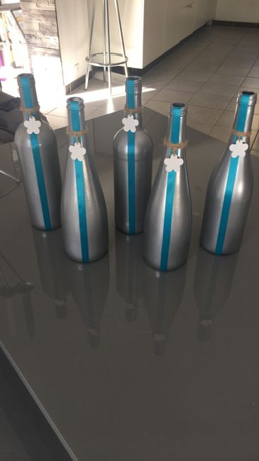  Bouteilles / vases centre de table - 1