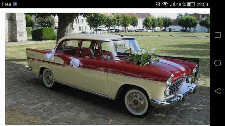 Voiture de la mariée - 1