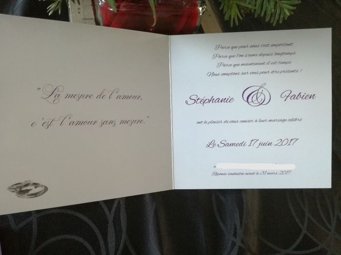 FAIRE PART SUITE