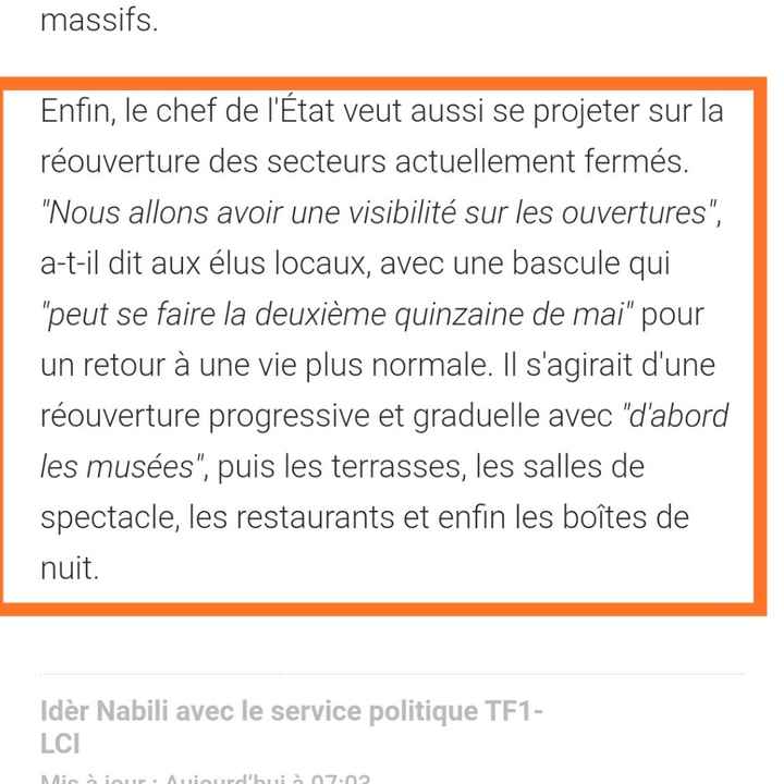 Deuxième quinzaine de mai - 1