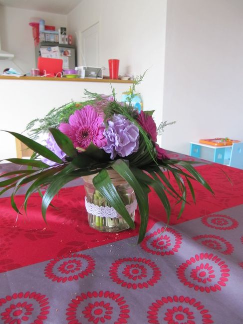 proposition de bouquets pour les tables 