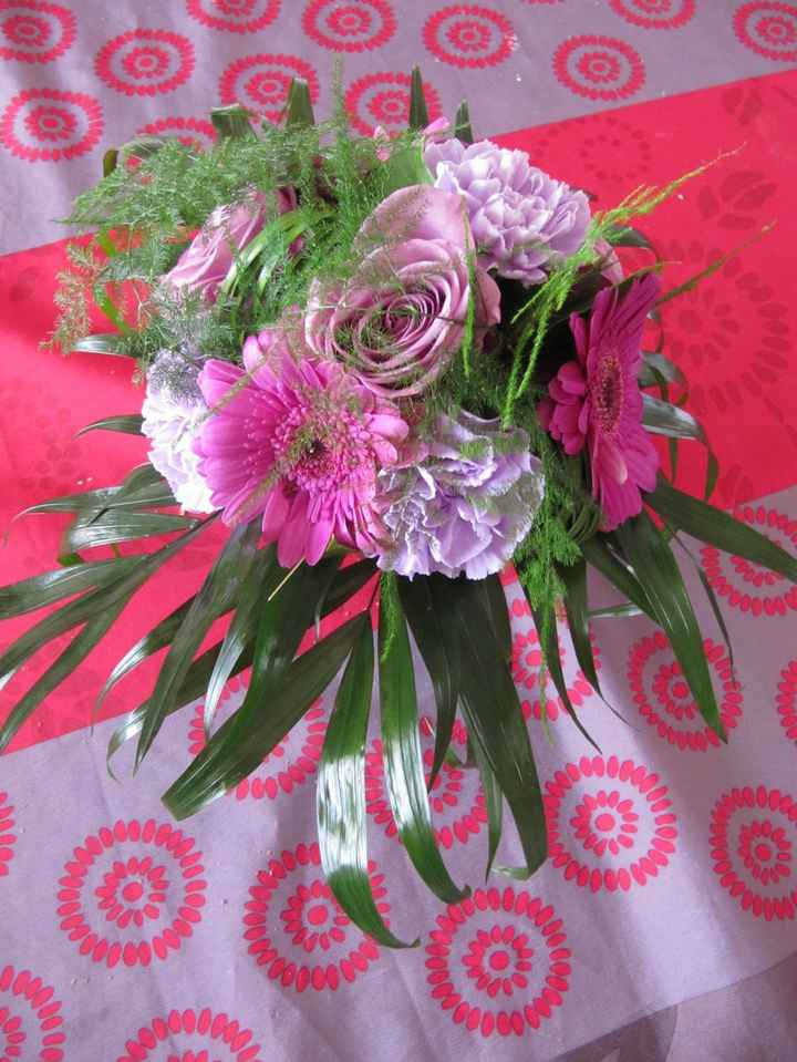 proposition de bouquets pour les tables 