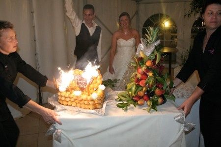 notre piéce monté avec la piéce de fruit